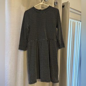 Loft 3/4 sleeve drop waist dress